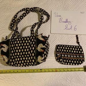 Vera Bradley mini duffel and ditty bag